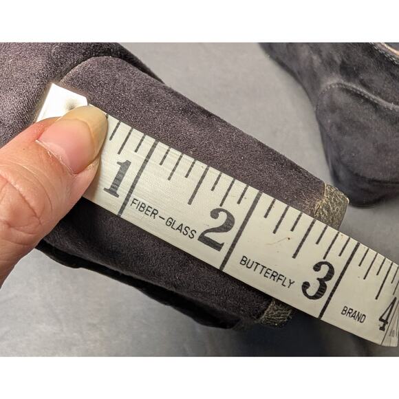 Route 66 Wedge Ankle Boots WOMENS SIZE 9M Tadi Black Faux Suede 2.75" Heel Comfy - Picture 7 of 11